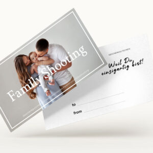 Family Fotoshooting Gutschein