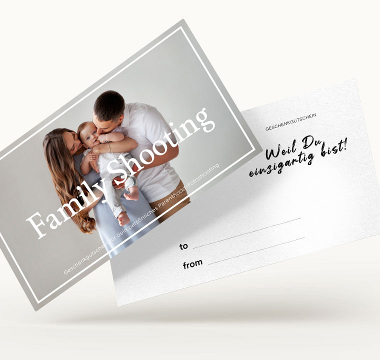 Family Fotoshooting Gutschein
